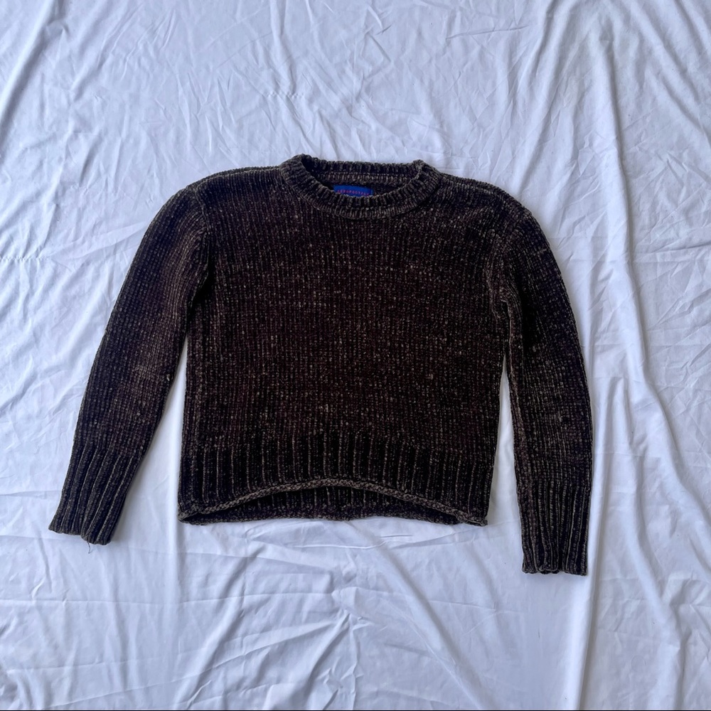 Aéropostale Women’s Brown Textured Crewneck